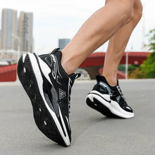 Lightweight Breathable Running Shoes Men Popcorn Shock Absorption Sneakers Flexible Anti Slip Outdoor Sports Shoes Summer Autumn