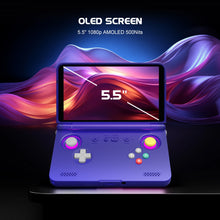 Retroid Pocket Flip2 Handheld Game Console 5.5'' AMOLED Screen Video Output MTK Snapdragon Processor Fans Cooling Fast Charging