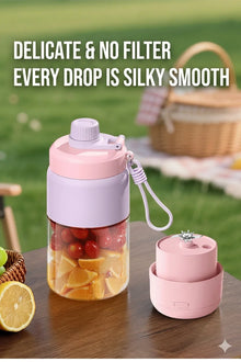 Portable Blender 38 Blades Electric Juicer Cup Rechargeable Smoothie Maker Wireless Automatic Fruit Mixer for Gym Travel Camping