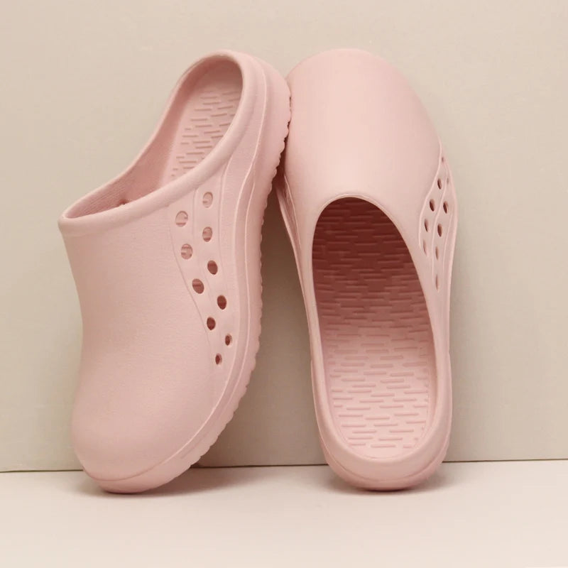 Non-slip Doctor Work Shoes Step-in Medical Clogs Premium Operating Room Shoes EVA Hospital Scrub Clogs Soft Dentist Vet Slippers