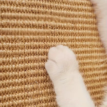 Sturdy Vertical Cat Scratching Pad Beige with Hanging Ball, Space-saving Indoor Anti-scratch Sofa Protector Pet Cat Mat