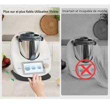 Thermomix TM5 TM6 Wooden Food Processor Tray Kitchen Countertop Coffee Machine Sliding Base Wear-resistant Transparent Slide