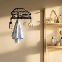 Porte-clés mural en métal à 7 crochets - Rangement pour clés, serviettes, manteaux, ustensiles de cuisine et plus encore - Durable