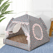 Cat Tent Cute Princess Cat Bed Cat Torn Flower Tent Foldable Cat Tent Four Season Universal Pet Supplies Pet Mosquito Net Winter