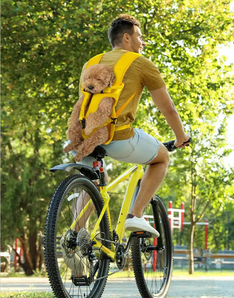 Pet Front Carrier Backpacks Ajustable Hands Free Dog Backpack For Small Mediun Dogs Breathable Cats Outdoor Travel Carrier Bags