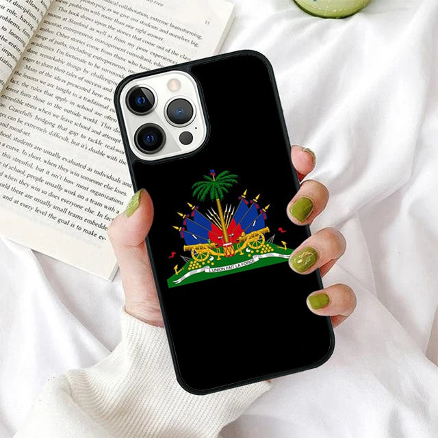 Haiti Haitian Flag Phone Case for iPhone 17 Air 16 PRO MAX 15 14 PLUS 11 12 13 Back Cover Fundas Shell