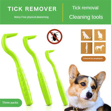 Crochet anti-puces et pince tire-tique, extracteur de tiques pour animaux, chat et chien, accessoires, peigne anti-poux et pince à mites