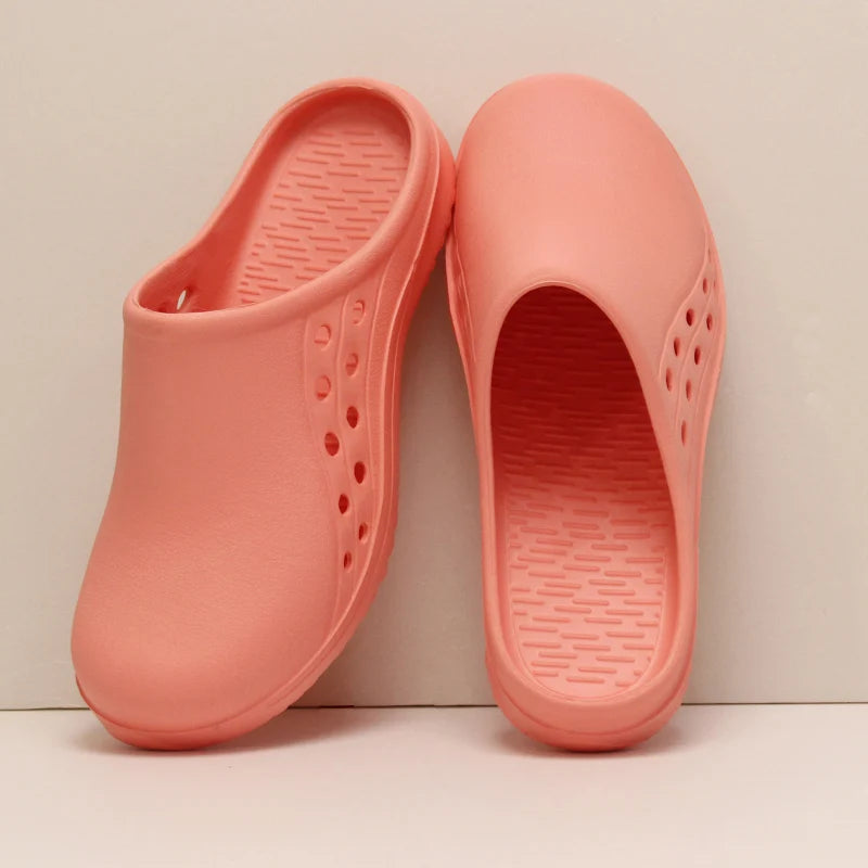 Non-slip Doctor Work Shoes Step-in Medical Clogs Premium Operating Room Shoes EVA Hospital Scrub Clogs Soft Dentist Vet Slippers