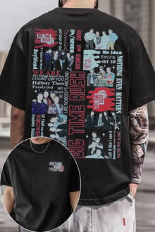 2026 Rush  Band TShirt Mens Womens Cotton Tees Summer Casual Short Sleeve Round Neck Clothing Loose Top Trend Unisex Tee