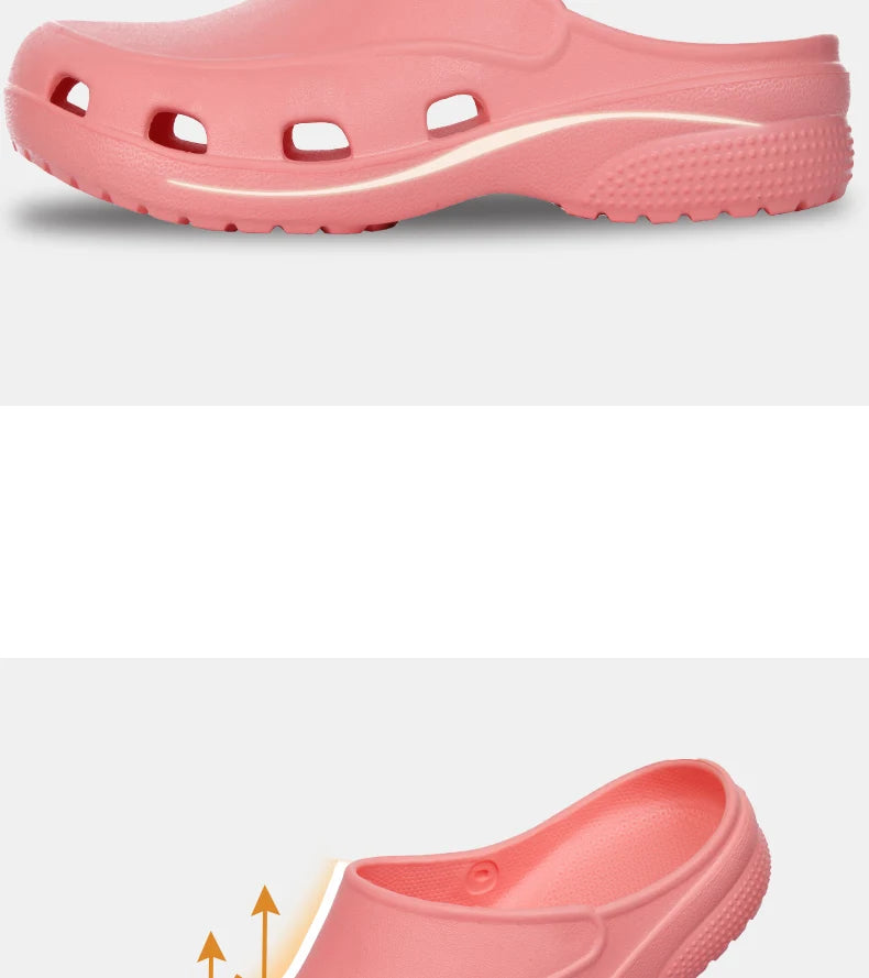 Medical Scrub Clogs Nurse Garden Shoes Arch Support House Slippers Sandals Breathable Slip On Indoor Outdoor Doctor Clogs X03