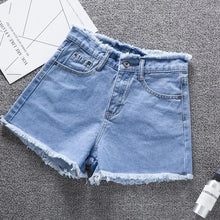 2026 New Summer Shorts Women Jeans High-waisted Denim Short Pants Female Rough-selvedge Outside Casual Sports Shorts Loose Jeans