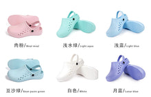 Unisex Scrub Clogs Nurse Medical Shoes EVA Ultra Light Anti Slip On Hospital Doctor Slippers Sandal Nursing Clog X06