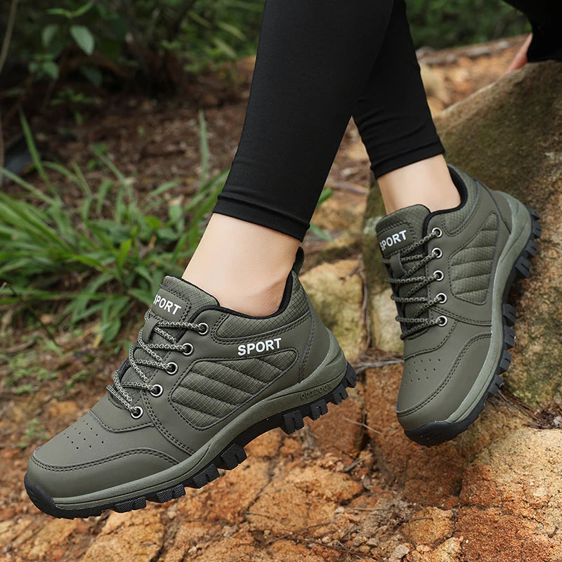 Women Hiking Shoes Outdoor Waterproof Sneakers Non Slip Walking Shoes Comfortable Footwear Climbing Boots Sports Shoes for Waman