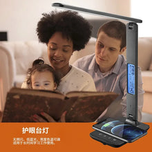 LED Table Lamp Eye Protection Students Learn Special Lamp Bedroom Bedside Wireless Charging Perpetual Calendar Table Lamp