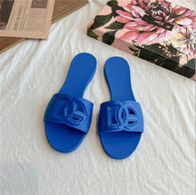 2026 Summer New Women's Flat Flat Comfortable Casual Fashion Versatile Hollow Slippers