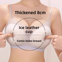 Push Up Bra for Small Chest 8cm Lift Wireless Bralette Seamless Ice Silk Comfort Full Coverage for Women