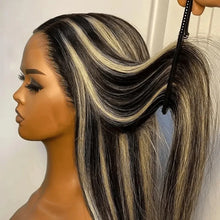 1B/27 Highlight Blonde Lace Front Wig Human Hair 13x6 Wig Human Hair Black and Blonde Lace Front Wigs Human Hair PrePlucked 200%