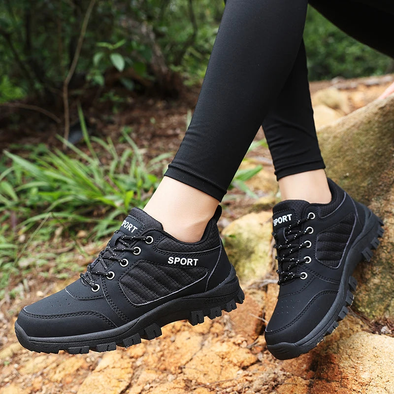 Women Hiking Shoes Outdoor Waterproof Sneakers Non Slip Walking Shoes Comfortable Footwear Climbing Boots Sports Shoes for Waman