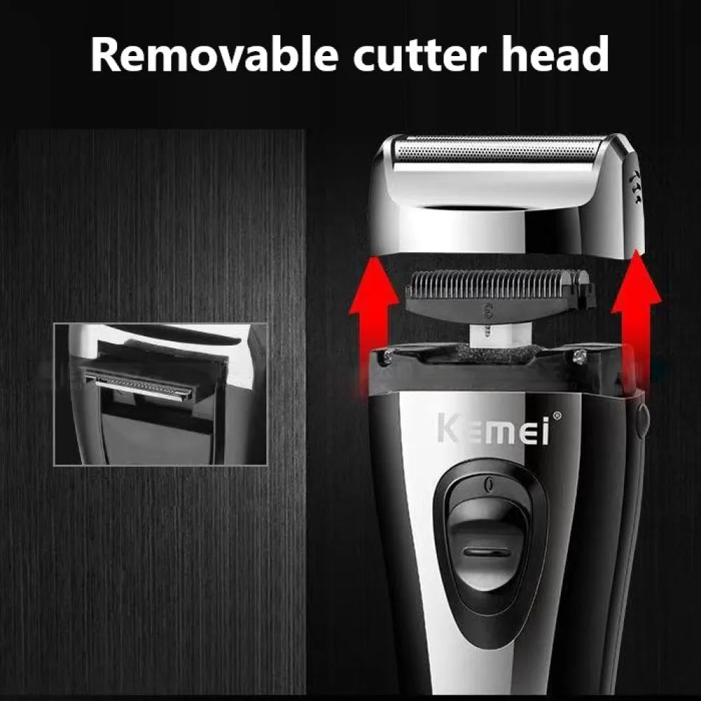KM9038 Powerful Rechargeable Foil Shaver For Men Razor USB