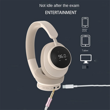 Wireless Headset Headphone with Mic Foldable over Ear Bluetooth 5.3 Earphone Support TF Card FM Radio Black