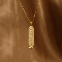 Sipuris Personalized Custom Egypt Symbols Name Necklace Retro Egyptian Hieroglyphs Ancient Egyptian Script Jewellery Gifts