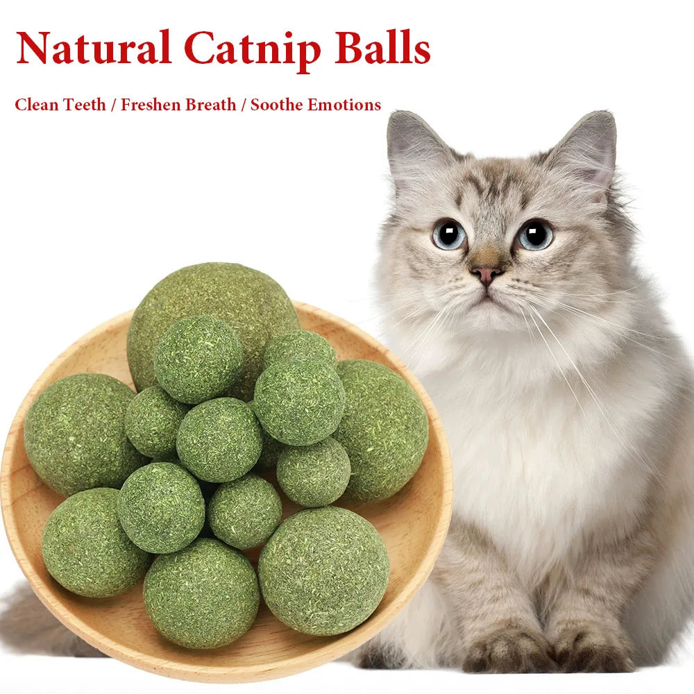Mouse Mint Ball Feather Catnip Ball Self Cleaning Teeth Grinding Ball Feather Toy Ball Pet Toys Cat Supplies Pet Cleaning Tool