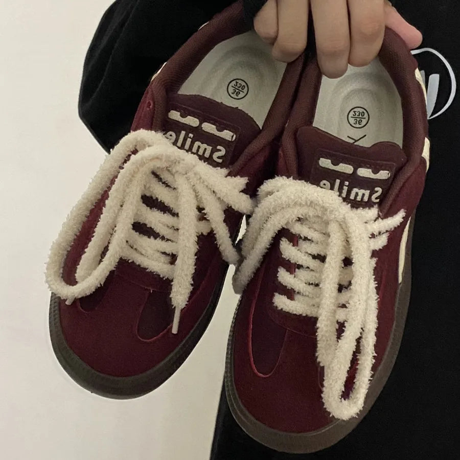 Beauty Cute Plush Shoelaces Men Women Winter Caterpillar Trend Personality For Sport Casual Basketball Sneakers DE Training Shoe