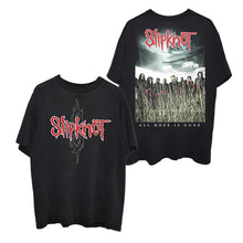 Photo SLIPKNOT Gothic Style Band T-Shirt 100% Cotton Graphic Tee Men Women Summer Streetwear Top