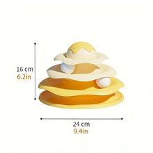 3-Layer Cat Turntable Toy Interactive Pet Cat Toy Tower Tracks Cat Toy Educational Play Indoor Cat Teaser Durable Polypropylene