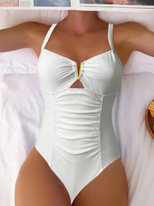 2026 V-neck Shiny Swimwear Women Beach One Piece Swimsuit Mujer Trikini Badpak Maio Biquini Monokini Bikini