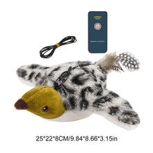 Flapping Wings Sparrow Toys Rechargeable Simulated Chirping Bird Cat Toy Bird Chirping Cat Toy for Indoor Cats