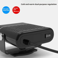 12V 120W Portable Car Heater, Fast Heating & Cooling Fan with 360° Rotation, Defogger Defroster, Cigarette Lighter Plug-in