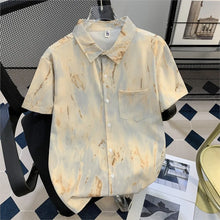 T-shirt décontracté pour homme 2026, manches courtes, haut pour homme, style quotidien, polyvalent, imprimé dégradé