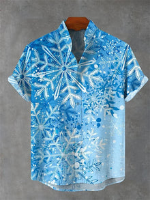 Hawaii Beach Clothing Creative 3D Printed Summer Men's Stand up Collar Shirt Bamboo Knot Linen Casual Large