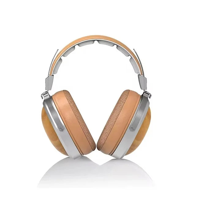 FiiO FT1 Closed-Back Over-Ear Headphone 60mm Dynamic Driver Hi-Res Audio Wired HiFi American Black Wood Ear Cups for Studio