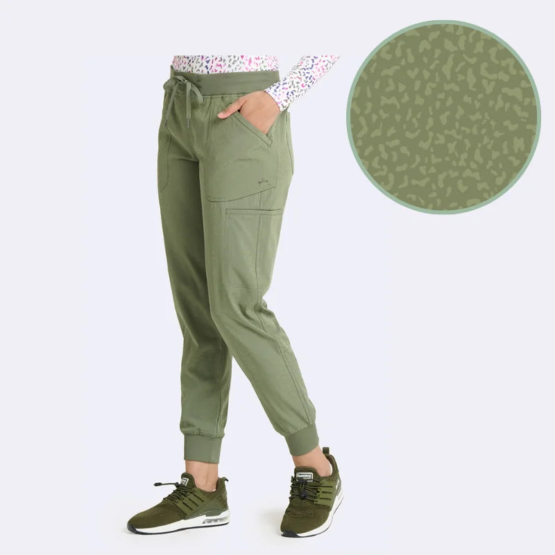 Ava Therese Sheba Jacquard Pant Medical Uniform - 3070 (Inseam length 29“）