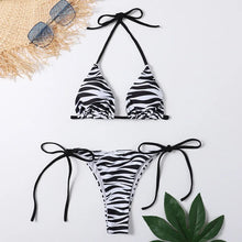Watermelon Print Halter String Micro Bikini Swimwear Women