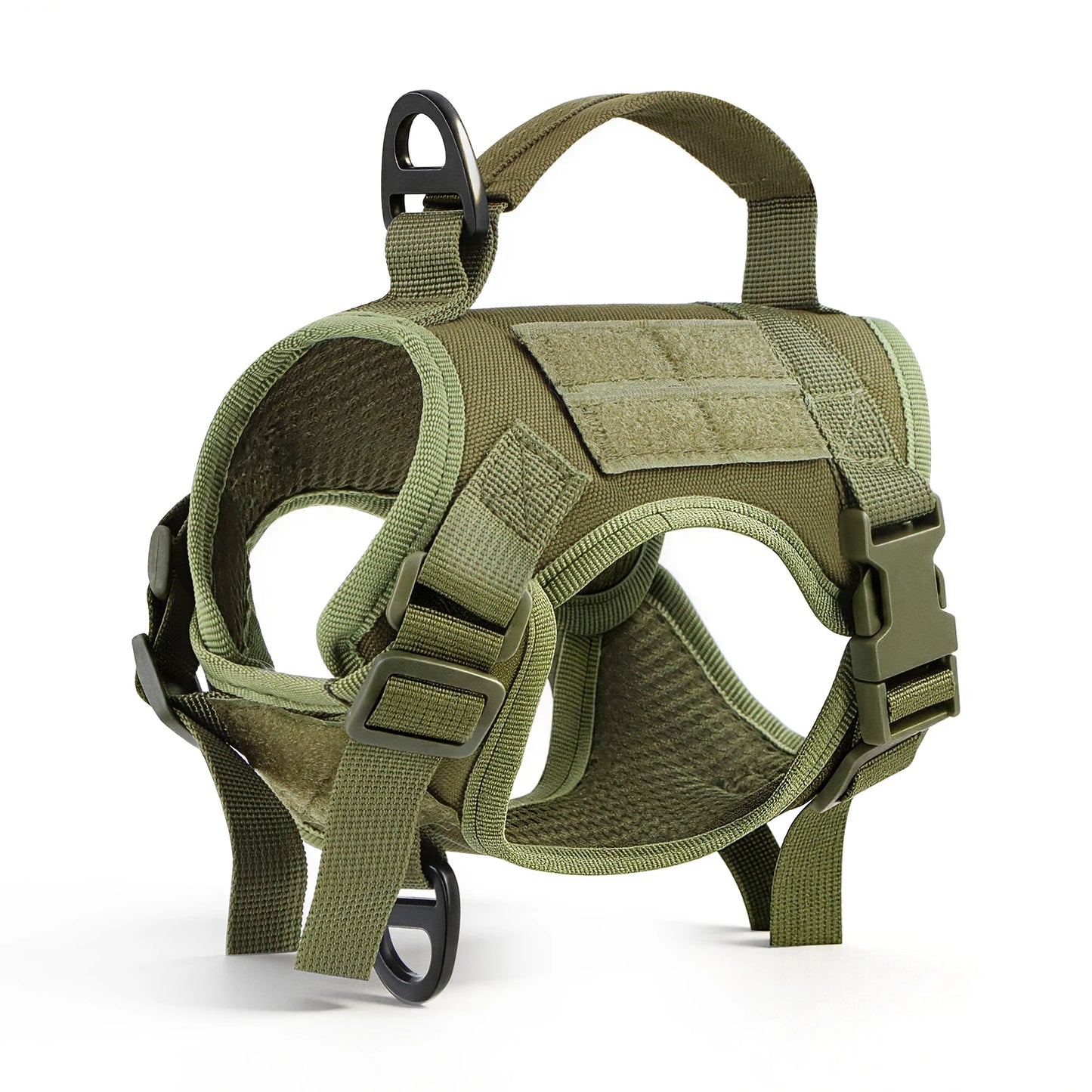 Tactical Cat Harness Vest Escape Proof Adjustable Military Cat Vest With Handle For Outdoor Walking Training