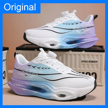 Unisex Sports Shoes Soft Rebound Thick Sole Lightweight Professional Running Fashionable Mesh Breathable Training Shoes for Men