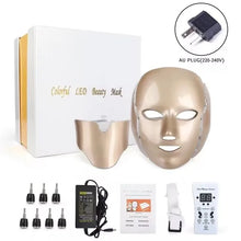 7 Color Light Led Facial Mask Red Light Therapy Photon Face Masks Wrinkle Anti-Acne Tighten Skin Care Beauty Device