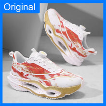 Unisex Sports Shoes Soft Rebound Thick Sole Lightweight Professional Running Fashionable Mesh Breathable Training Shoes for Men