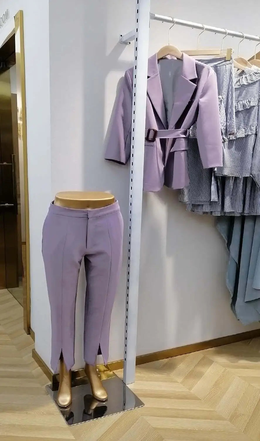 Micro-stretch Suit Apparel Sewing Fabric Twill By The Meter for Pants Uniform Clothes Skirts Thickened Anti-wrinkle Plain Winter