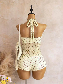Sexy Beige Two Piece Bikini Set 2026 Women Metal Sun Ornament Mesh Tank Top High Waist Swimsuit Holiday Bathing Suit Swimwear