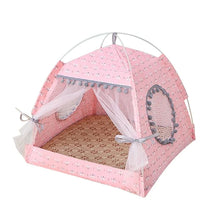 Cat Tent Cute Princess Cat Bed Cat Torn Flower Tent Foldable Cat Tent Four Season Universal Pet Supplies Pet Mosquito Net Winter