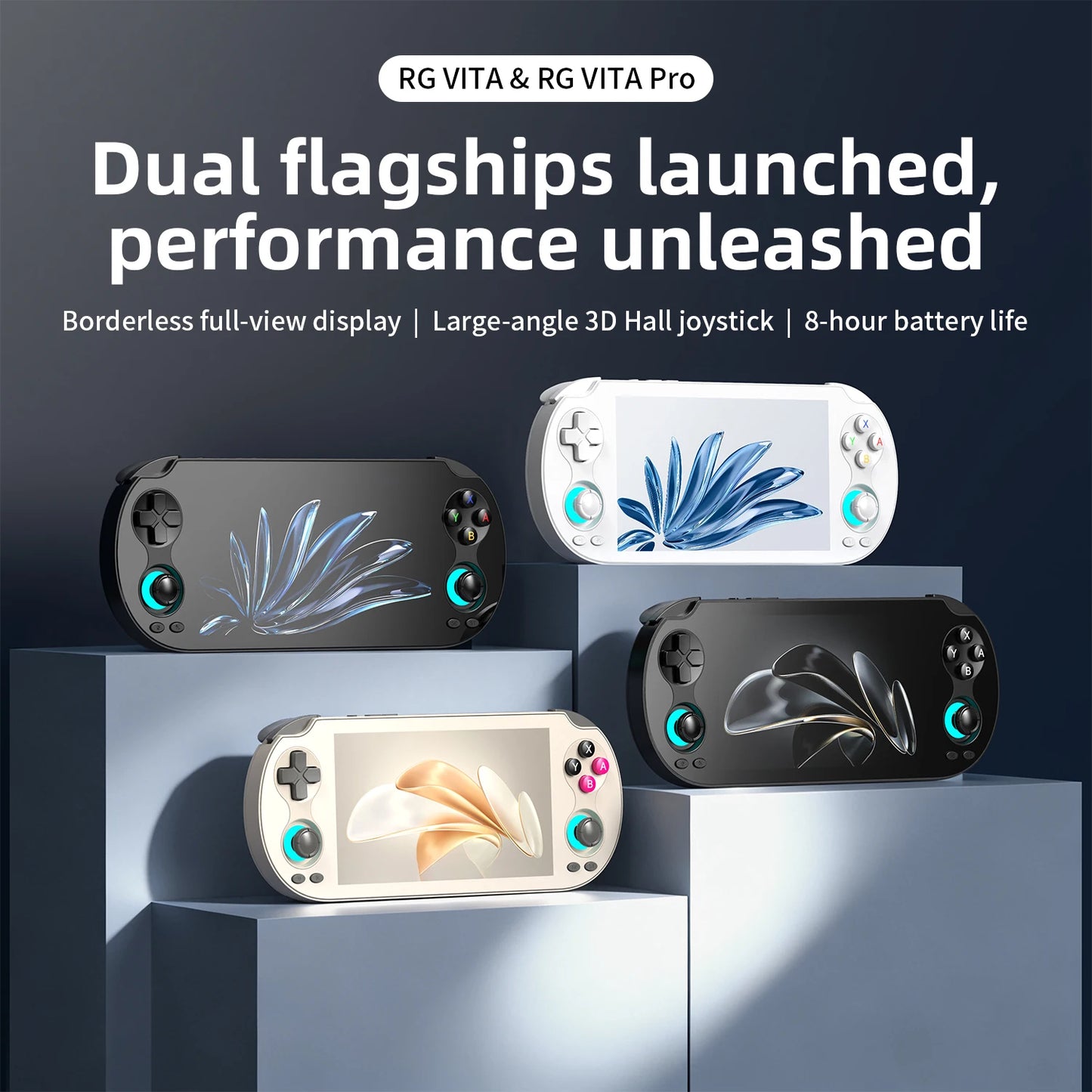 Anbernic RG VITA / RG VITA Pro Handheld Game Console Android 5000mAh Retro Video Games Player Suppor WIFI Bluetooth AI Streaming