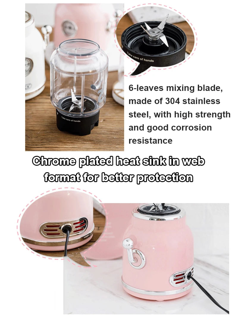 Electric Juicer Mini Portable Baby Food Mixer Grinder Automatic Fruit Juice Extractor Squeezer Smoothie Milkshake Blender Cup EU
