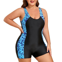 Plus Size High Waist One Piece Bikini Push Up Swimsuit