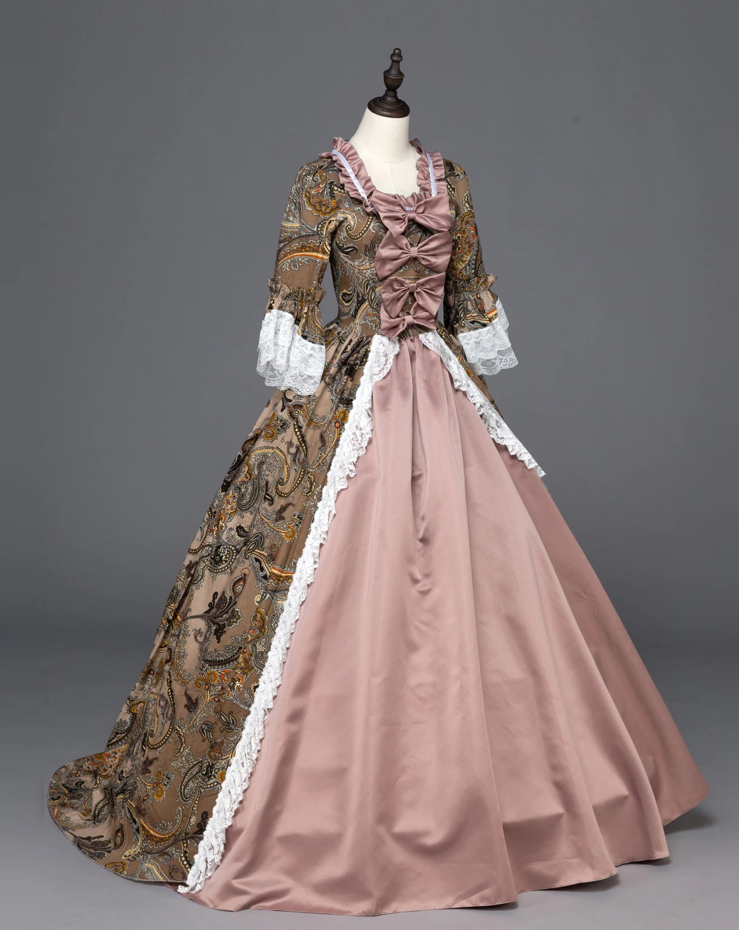 18th Century Women Marie Antoinette Dresses Long Victorian Rococo Gowns Historical Theater Clothing