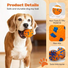 Bite Resistant Solid Dog Ball Toys for Small Dogs High Elasticity E-TPU Pet Chew Ball Toy Non Squeak Interactive Puppy Toy