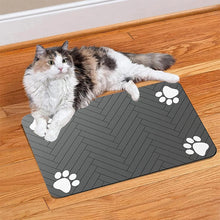 Pet Feeding Mat For Food And Water Bowl Absorbent Quick Dry Pet Placemat With Rubber Backing For Dog And Cat 3040/4050/4060 Cm